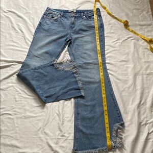 Women's Blue Flared Jeans we the free